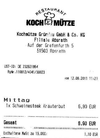 fhre Hffner Kochmtze Restaurant